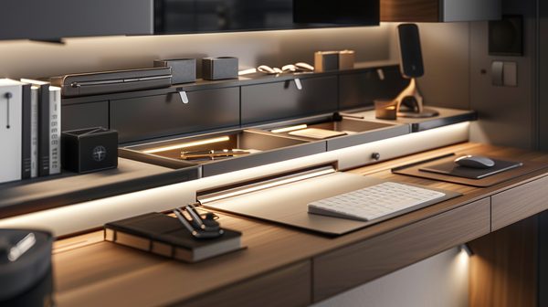 Optimisez votre espace de travail avec un tiroir sous bureau